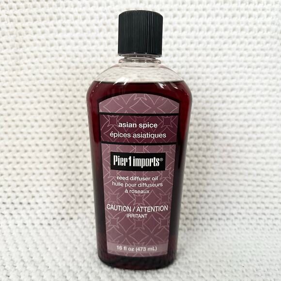 Pier 1 Imports Asian Spice Rare Discontinued Reed Diffuser Oil 16 oz Refill New - Picture 1 of 5
